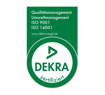 Debratec ISO 9001 und 14001 Zertifikate